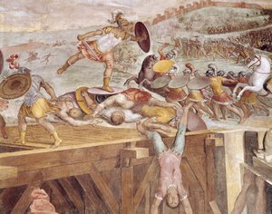 Orazio Coclite sul Ponte Sublicio da Tommaso Laureti