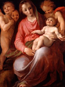 Madonna e bambino con il piccolo San Giovanni