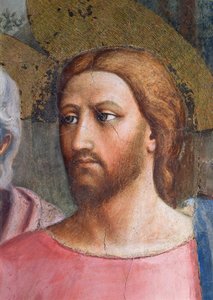 Il Tributo: Testa di Cristo (dettaglio), c.1427