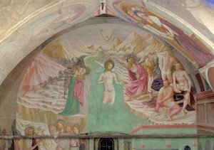 Il battesimo di Cristo, dal Ciclo della Vita di San Giovanni Battista