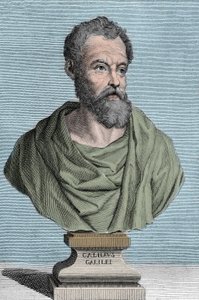 Ritratto di Galileo Galilei, astronomo italiano (1564-1642) incisione di Tommaso Piroli (1752-1824) collezione privata