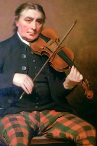 Ritratto di Niel Gow, Blair Castle, Blair Atholl, Perthshire, Scozia da Tony Evans