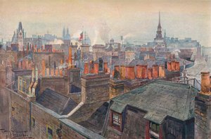 Tetti di Londra, 1901 da Tony Grubhofer