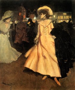 Lasciando il Moulin Rouge, 1901-1902 da Tony Minartz