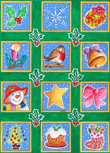 12 quadrati per Natale