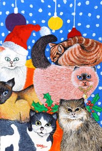 Gatti di Natale da Tony Todd