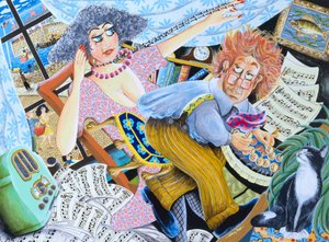 Organ Morgan suona con gusto un inno mattutino per sua moglie romantica, 2007
