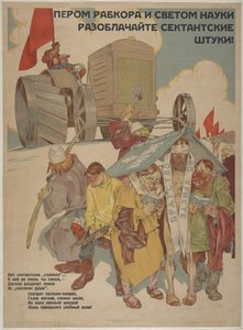 Con la penna e la luce della scienza rivela le macchinazioni delle sette, 1929 da Topikov