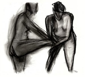 Figure nude espressive da Tore Bahnson