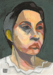 Ritratto di una donna espressiva