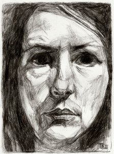Ritratto femminile intenso da Tore Bahnson
