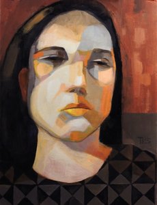 Ritratto di una donna pensierosa