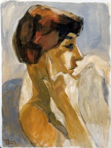 Profilo di una donna premurosa da Tore Bahnson
