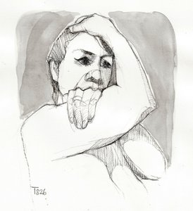 Donna in meditazione