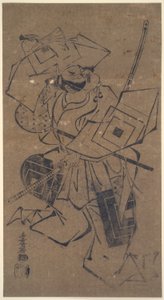 Ichikawa Danjūrō II in un ruolo aragoto (gioco rude) da Torii Kiyomasu