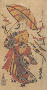 Attore Nakamura Senya come Tokonatsu nella Commedia Kabuki, L