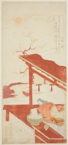 Ono no Komachi Lavare il Copybook da Torii Kiyomitsu I