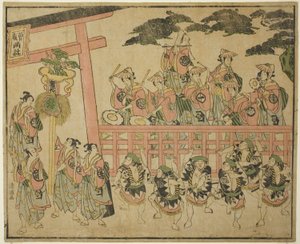 The Soga Festival da Torii Kiyomitsu I