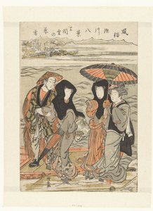 Neve serale a Sangendo da Torii Kiyonaga