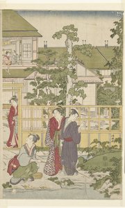 Gioco del cieco da Torii Kiyonaga