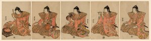 Cinque musicisti (Gonin bayashi) da Torii Kiyonaga