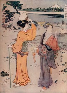 Ragazze sulla spiaggia, XVII secolo, 1914