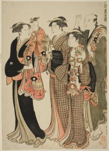 Kamioki, dalla serie "Un broccato di maniere orientali (Fuzoku Azuma no nishiki)" da Torii Kiyonaga