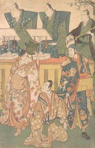 Scena da un dramma, ca. 1788 da Torii Kiyonaga