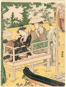 Takata, dalla serie "Dieci scene estive a Edo (Edo natsu jikkei)" da Torii Kiyonaga