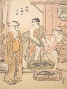 Il pescivendolo da Torii Kiyonaga