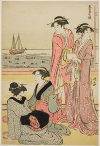 Il Quarto Mese, dalla serie "Dodici Mesi nel Sud (Minami juni ko)" da Torii Kiyonaga