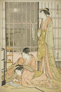 Il nono mese, dalla serie Dodici mesi nel sud da Torii Kiyonaga