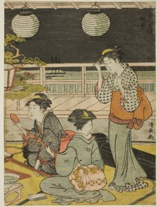 Il settimo mese (Shichigatsu), dalla serie "Dodici mesi nel sud (Minami juni ko)" da Torii Kiyonaga