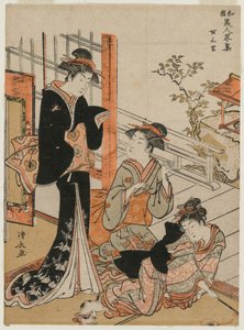 Tre donne dalla serie Una breve collezione di bellezze giapponesi, 1781 da Torii Kiyonaga