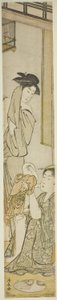 Due Donne e un Bambino dopo un Bagno da Torii Kiyonaga