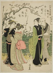 Umeyashiki, dalla serie "Collezione di luoghi famosi di Edo (Edo meisho shu)"