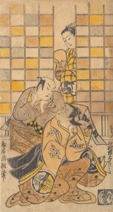 Ichikawa Danjuro II come Kanto Koroku e Yamamura Ichitaro come Oichi da Torii Kiyotomo