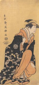 Attore Nakamura Kumetaro II come Minato, la Moglie di Yura Hyogonosuke da Toshusai Sharaku