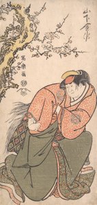 Attore Yamashita Kinsaku II come moglie di Sadato Iwate da Toshusai Sharaku