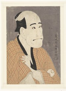 Ritratto busto di Arashi Ryuzo da Toshusai Sharaku