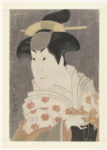 Ritratto busto di Iwai Hanshiro IV da Toshusai Sharaku