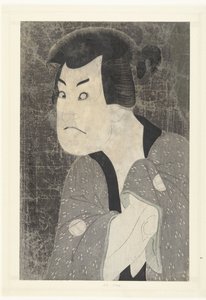 Ritratto busto di Sakata Hangoro III da Toshusai Sharaku