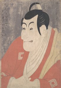 Ichikawa Ebizo IV come Takemura Sadanojo nella commedia Koinyobo Somewake Tazuna da Toshusai Sharaku