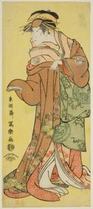 Segawa Kikunojo III nel Ruolo della Cortigiana Katsuragi da Toshusai Sharaku