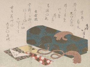 Cassetta delle lettere e portastuzzicadenti da Totoya Hokkei