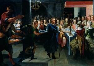 Dice offre un banchetto a Francus, alla presenza di Hyante e Climene, da 