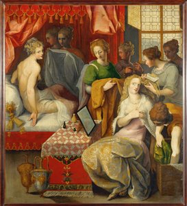 Hyante e Climene alla loro toilette. Una delle serie ...