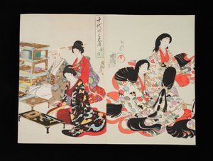 Palazzo interno di Chiyoda da Toyohara Chikanobu