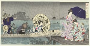 Il traghetto tra le rive del Sumida