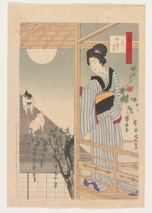 Setsugekka/Oborozuki, 10 gennaio da Toyohara Chikanobu